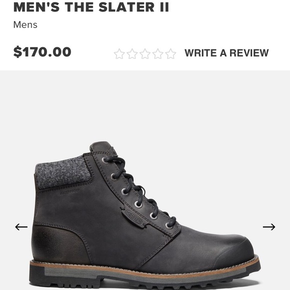 keen slater boot
